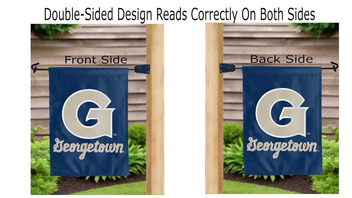 Georgetown University Double Sided Garden Flag