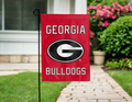 13x18 Georgia Bulldogs Double Sided Garden Flag