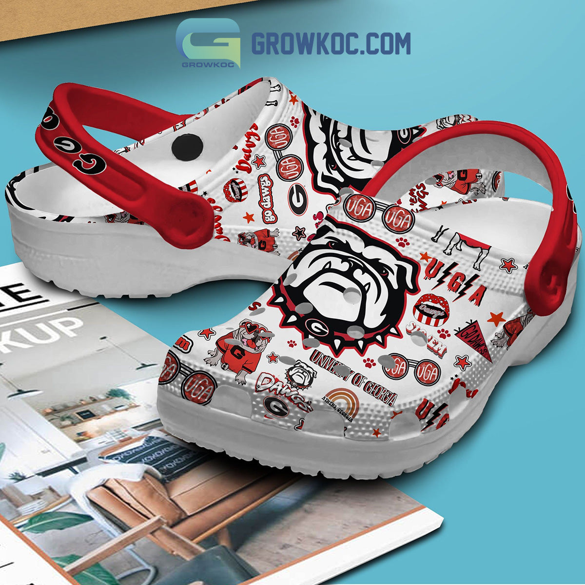 Georgia Bulldogs Go Dawgs Clogs Crocs