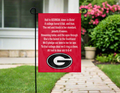 Georgia Fight Song Garden Flag