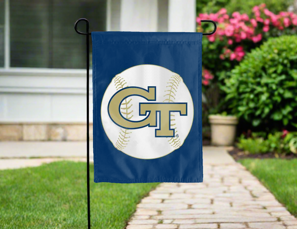 Georgia Tech - Baseball Double Sided Garden Flag