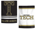 Georgia Tech Garden Flag 2 Sided Retro Vintage