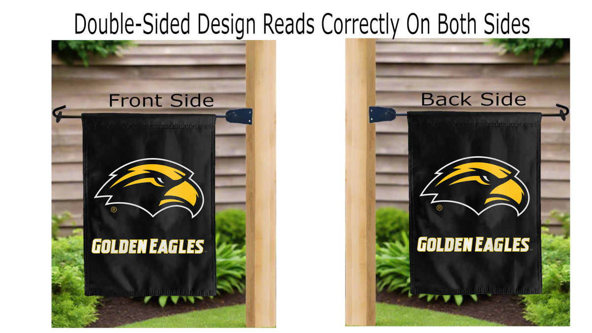 University of Southern Mississippi - Golden Eagles Double Sided Garden Flag