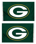 Green Bay Packers 2 Sided Green 3x5 Flag