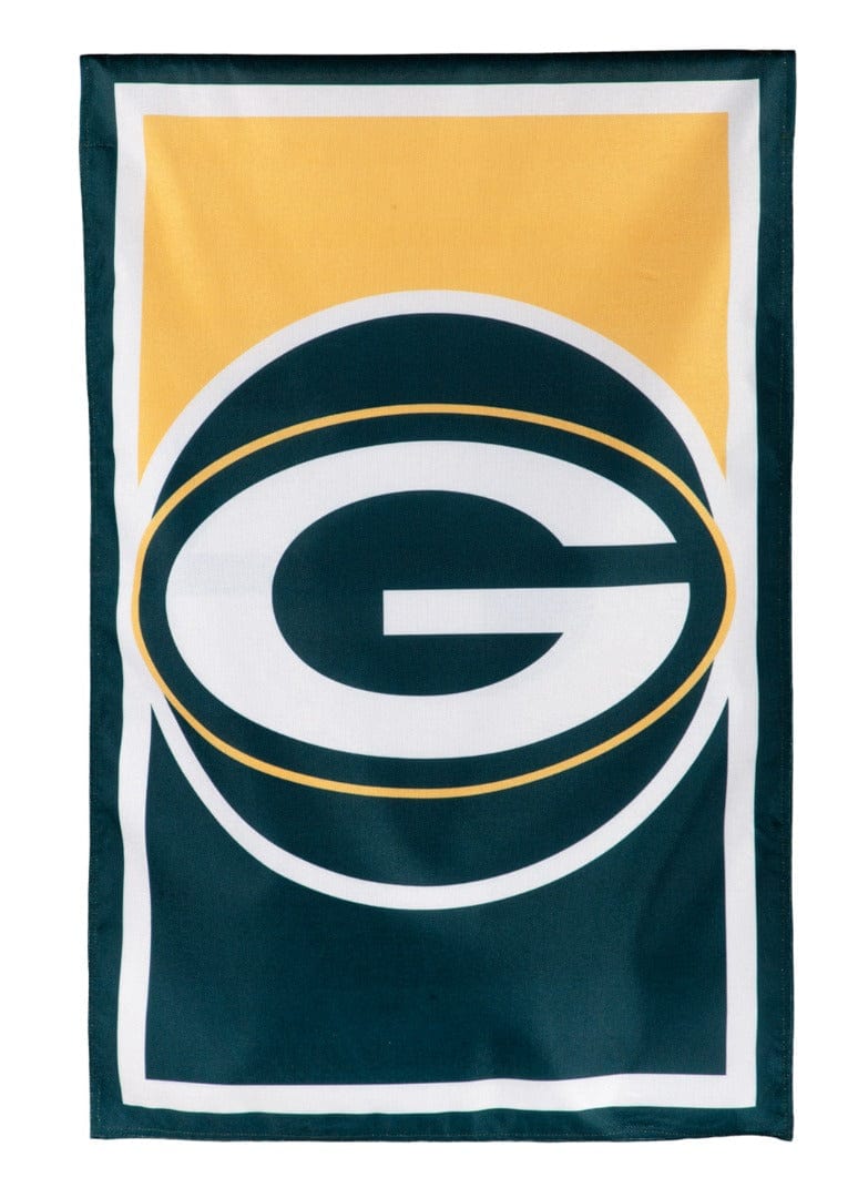 Green Bay Packers Banner 2 Sided Burlap House Flag