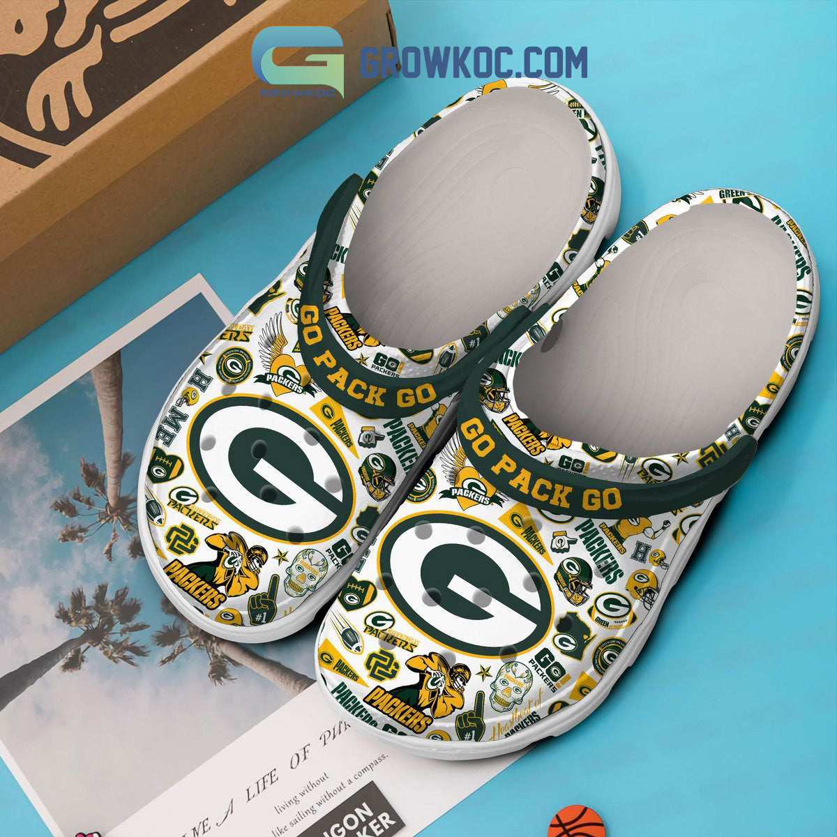 Green Bay Packers Go Pack Go Clogs Crocs