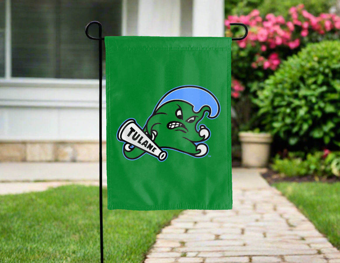 Tulane University Double Sided Garden Flag