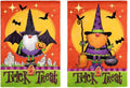 Halloween Gnomes In Costume Garden Flag 2 Sided