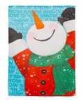 Happy Snowman Winter Banner 2 Sided