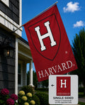 Harvard Flag Shield Vertical House Banner