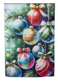 Holiday Ornaments 2 Sided Christmas Banner
