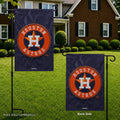 Houston Astros 2 Sided Applique Garden Flag