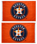 Houston Astros Flag 3x5 Orange 2 Sided