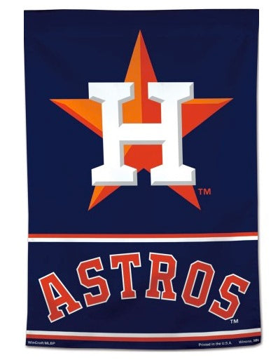 Houston Astros Flag Wordmark House Banner
