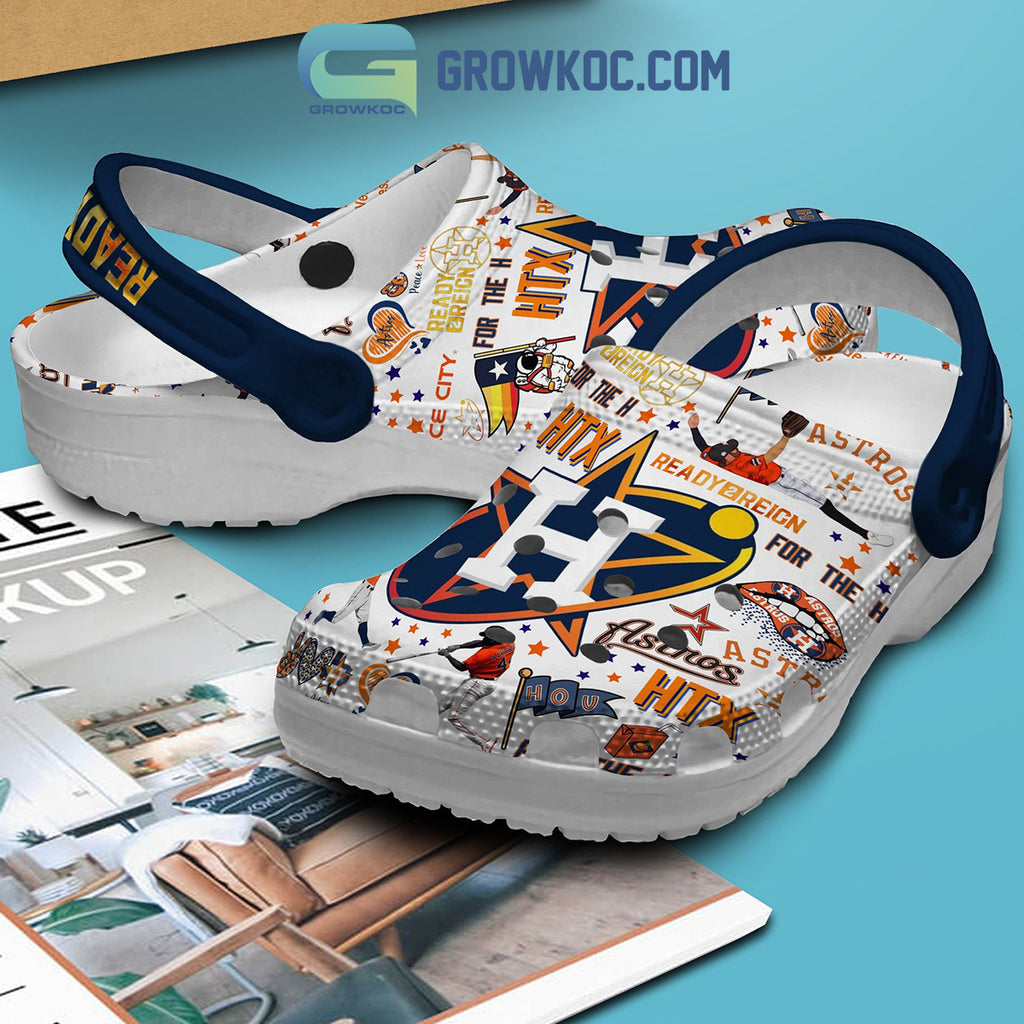 Houston Astros MLB Ready For Reign Clogs Crocs