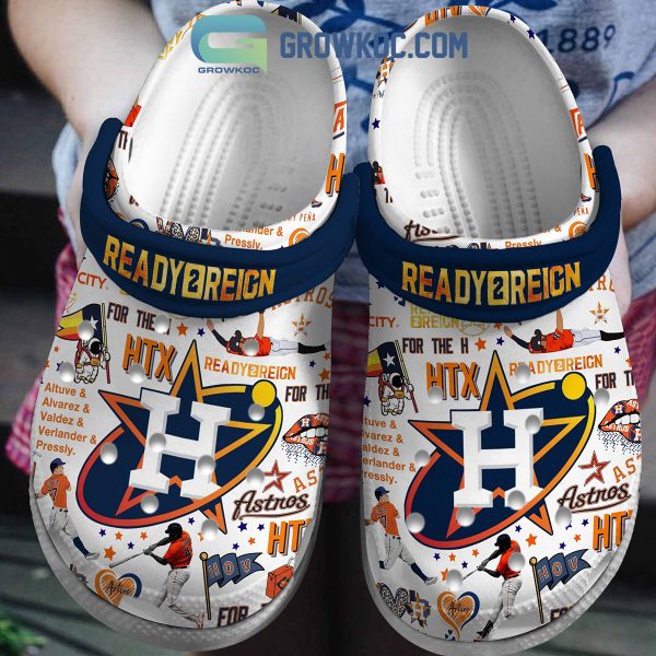 Houston Astros MLB Ready For Reign Clogs Crocs