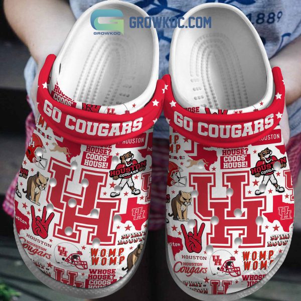 Houston Cougars NCAA Go Cougars Clogs Crocs