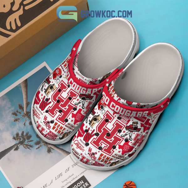 Houston Cougars NCAA Go Cougars Clogs Crocs