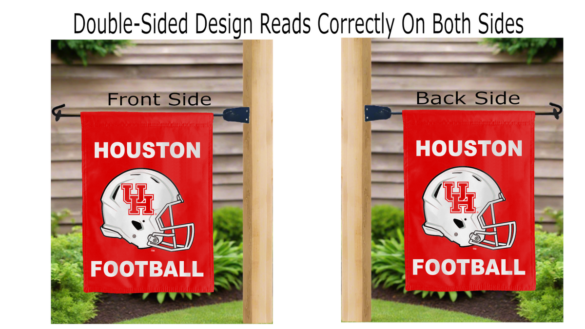Houston - Football Double Sided Garden Flag