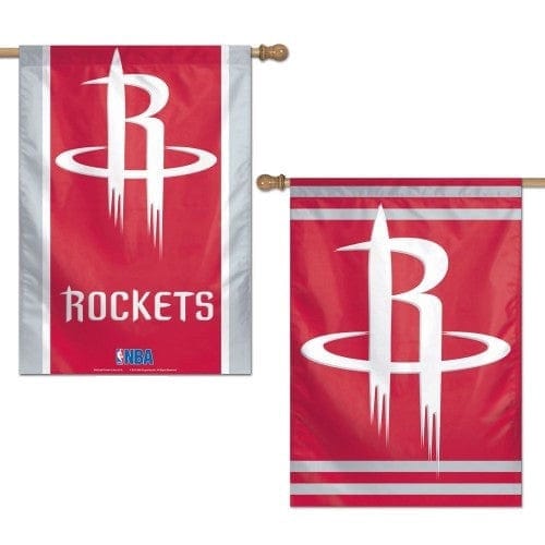 Houston Rockets Banner 2 Sided House Flag