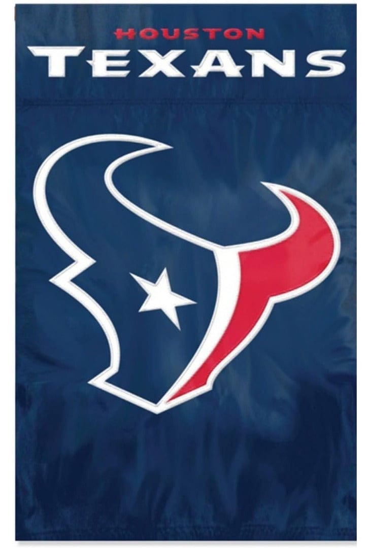 Houston Texans Banner 2 Sided Applique House Flag