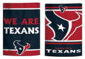 Houston Texans Garden Flag 2 Sided We Are Texans