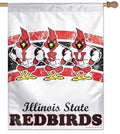 Illinois State Redbirds Flag Vertical House Banner