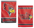 Illinois State Redbirds Garden Flag 2 Sided Logo