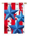 Independence Day Flag 2 sided House Banner