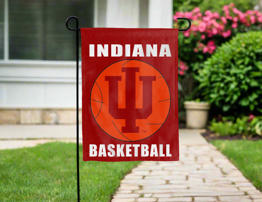 Indiana University Basketball Double Sided Garden Flag