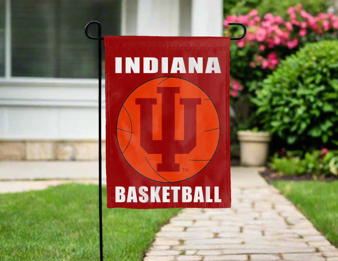 Indiana University Basketball Double Sided Garden Flag