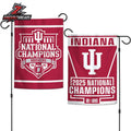 Indiana Hoosiers College Football Playoff 2025 National Champions Deluxe Double-Sided House Garden Flag