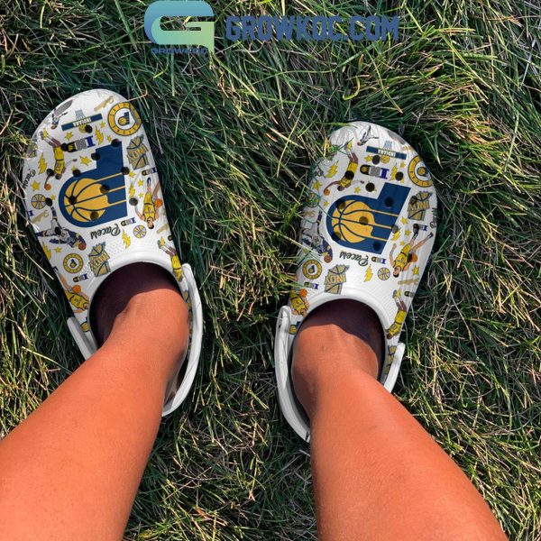 Indiana Pacers Basketball Indy Fan Crocs Clogs