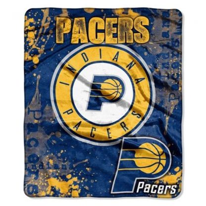 Indiana Pacers Throw Blanket 50×60 Drop Down Design