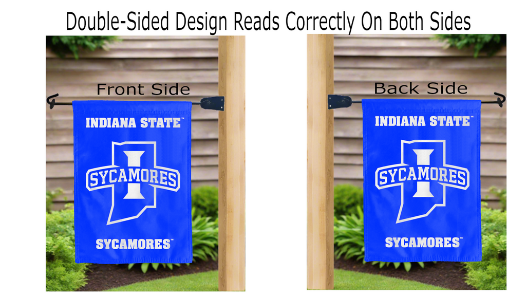 Indiana State University Double Sided Garden Flag