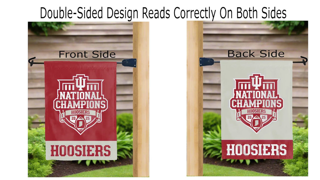Indiana College Football National Champions 2025 Garden Flag