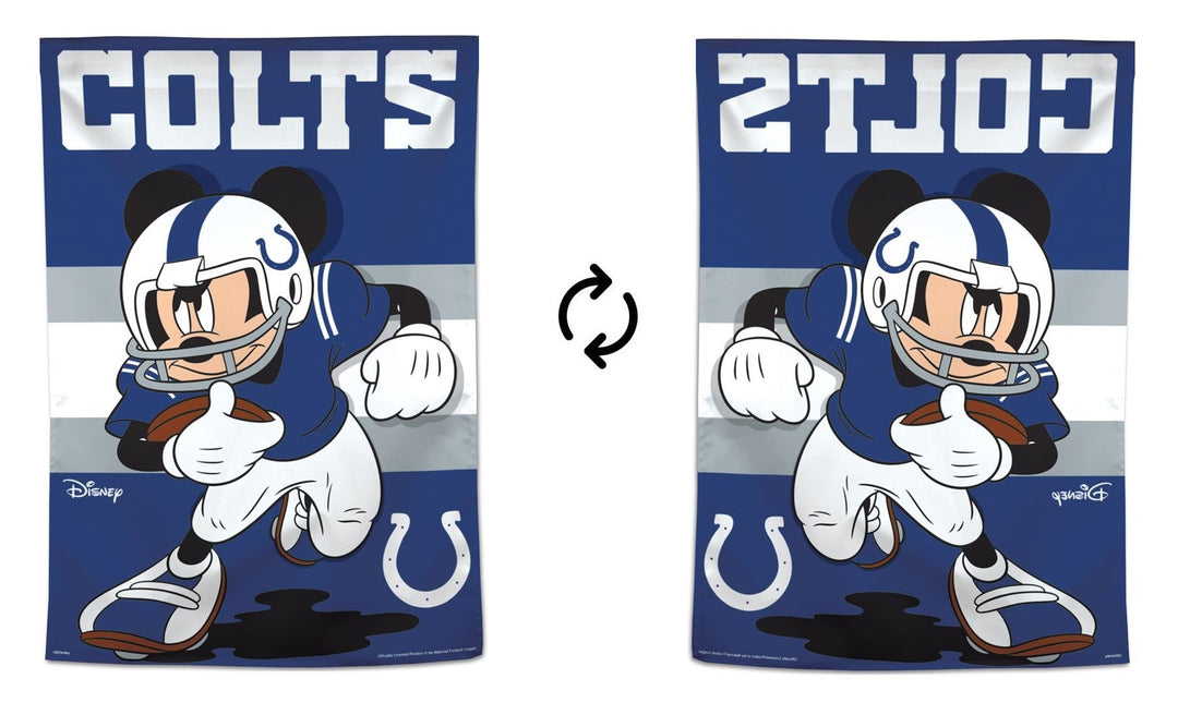Indianapolis Colts Banner Mickey Mouse Football House Flag