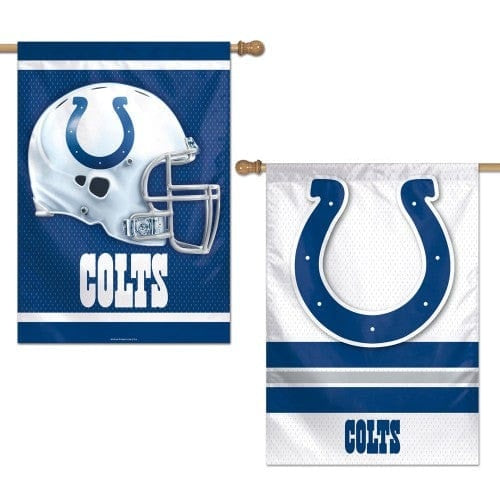 Indianapolis Colts Flag 2 Sided House Banner Two Designs