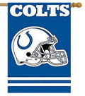 Indianapolis Colts Flag 2 sided Applique House Banner Helmet