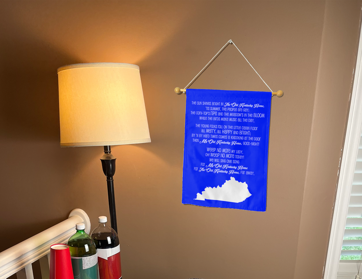 Kentucky Wildcats Fight Song Double Sided Garden Flag
