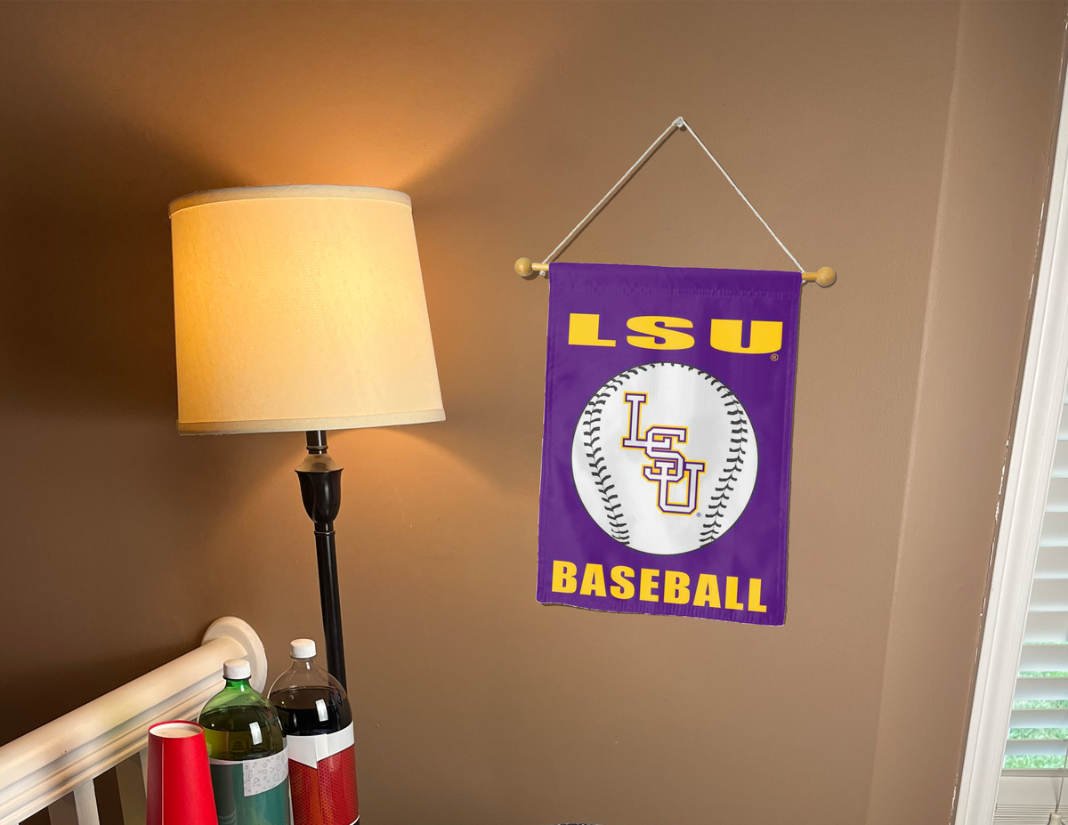 LSU Baseball 13x18 Double Sided Garden Flag