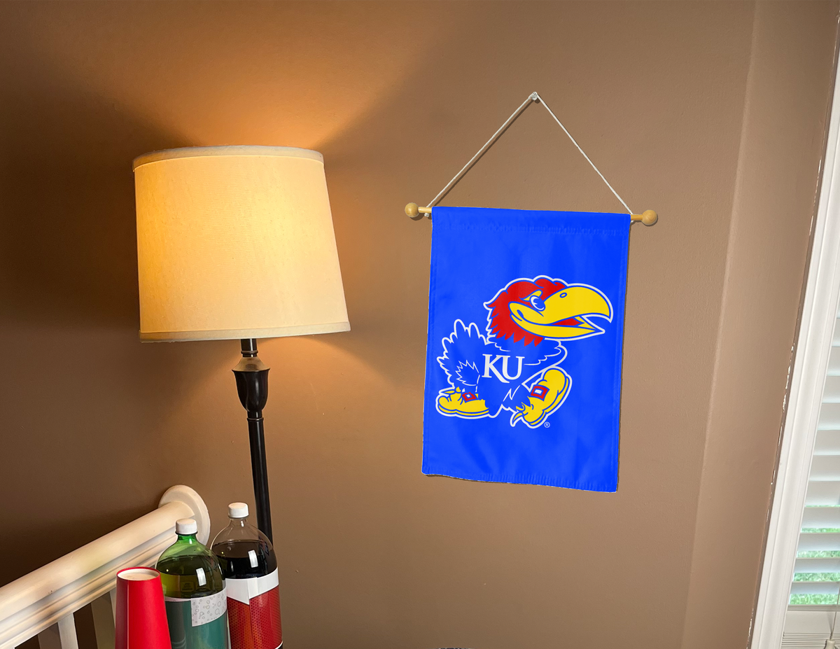 Kansas - Jayhawks Blue Double Sided Garden Flag