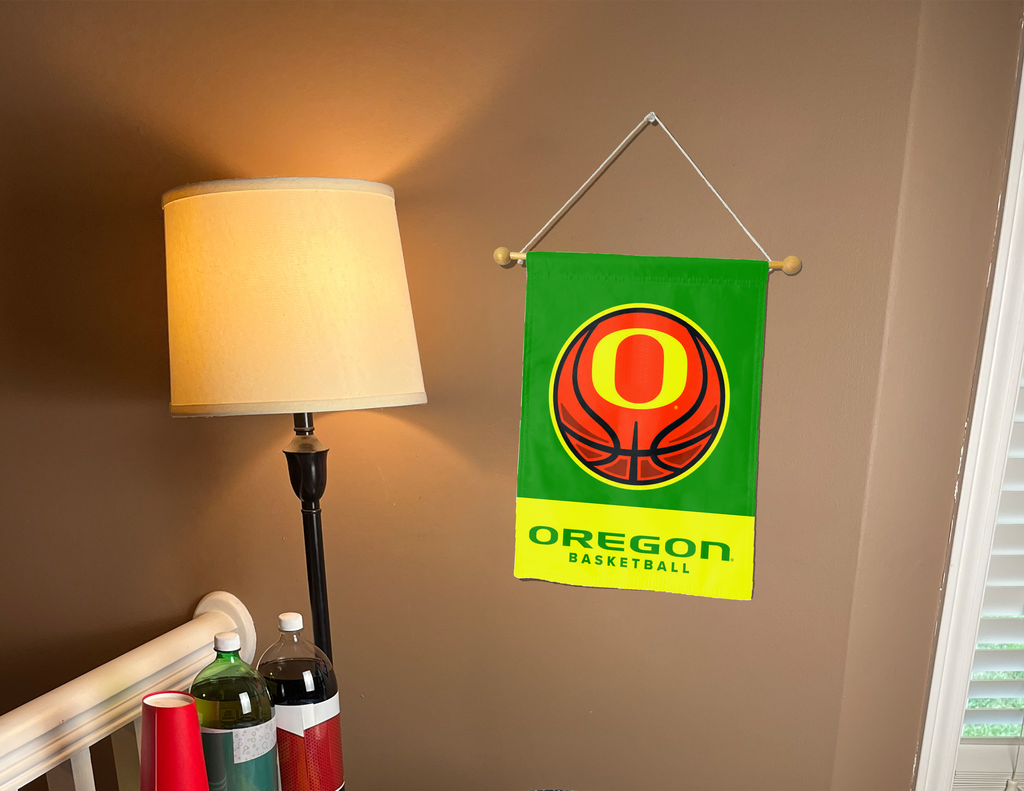 University of Oregon Basketball Double Sided Garden Flag