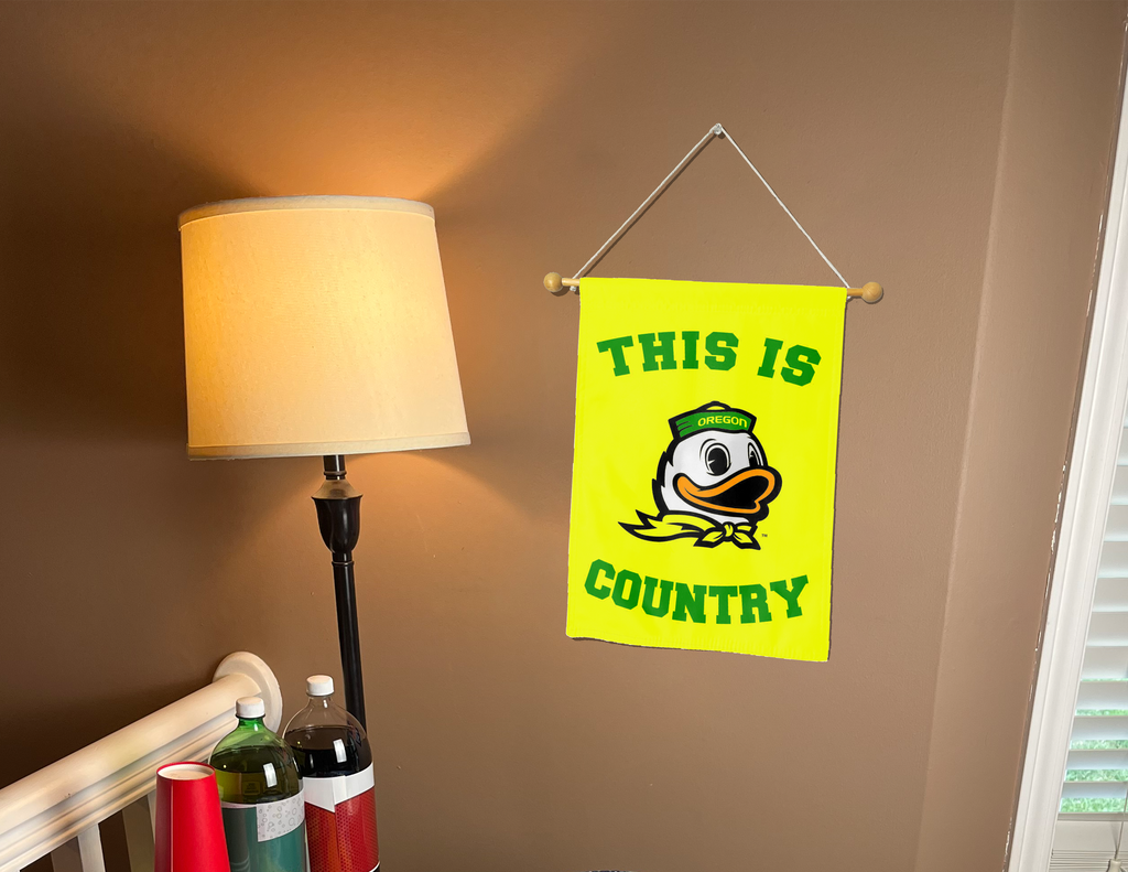 This Is Oregon Ducks Country Double Sided Garden Flag