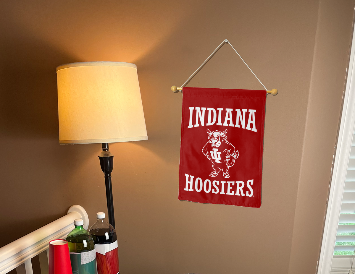 Indiana University Bison Double Sided Garden Flag
