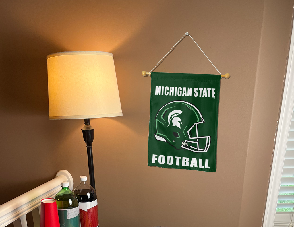 Michigan State Spartans Football Double Sided Garden Flag