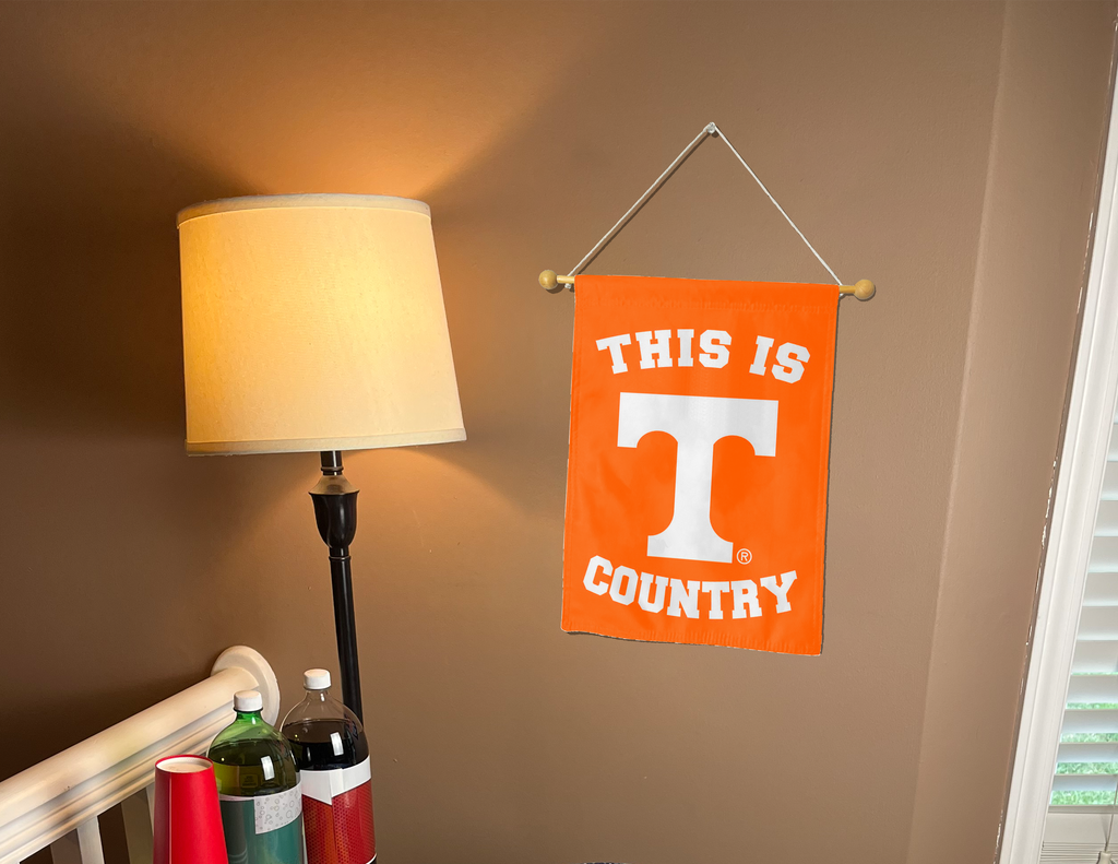 Tennessee Volunteers Country Double Sided Garden Flag