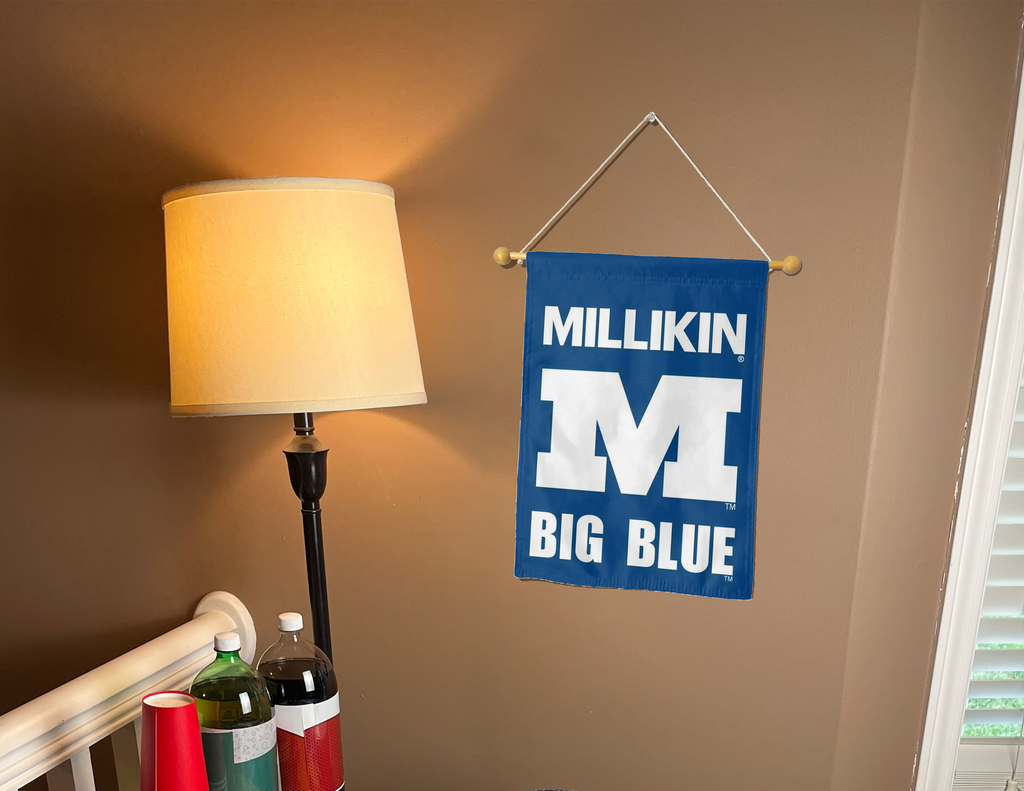 Millikin University - Big Blue Double Sided Garden Flag