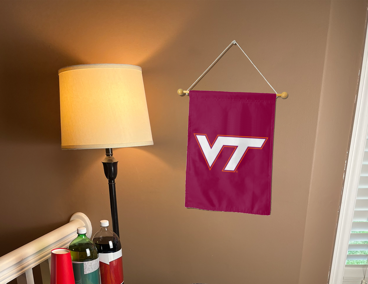 Virginia Tech - Hokies Maroon Double Sided Garden Flag