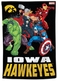 Iowa Hawkeyes Flag House Banner Marvel Avengers